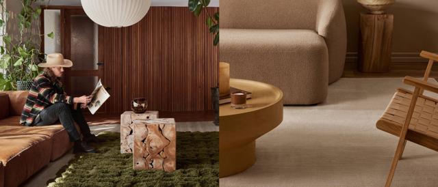 What colour rug goes with brown sofa Rugvista