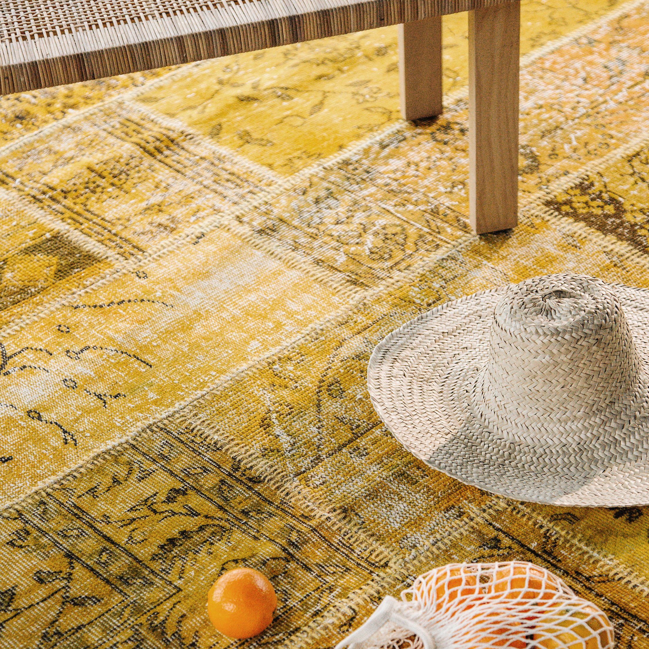 Patchwork Neutral Color Rug What is a Patchwork rug? History, origin, types - Rugvista