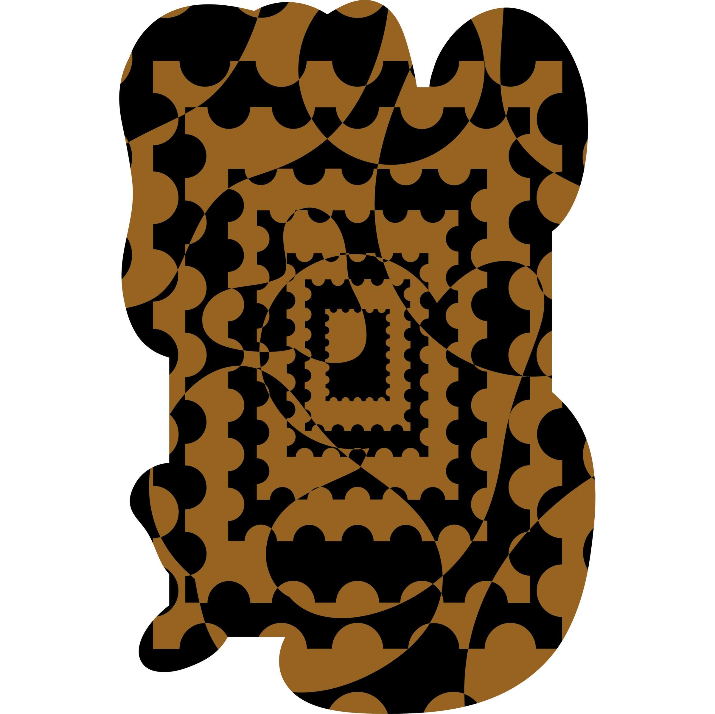 Szögletes retro - Leopard Szögletes retro - Leopard