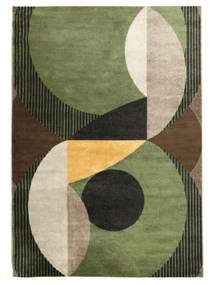  Washable Rondo Green/Yellow Rug