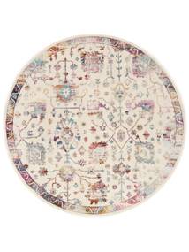  Washable Wisteria Multicolor Round Oeko-Tex Rug