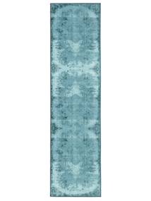 Scarlett Washable 80X300 Small Turquoise Runner Rug