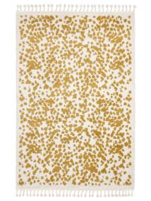  Shaggy Rug Deer White/Mustard Yellow Small