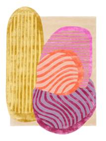  Wool Rug Hive Multicolor Small Oeko-Tex