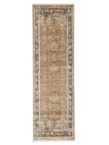 Babylon 80X250 Small Light Brown/Dark Brown Runner Wool Rug