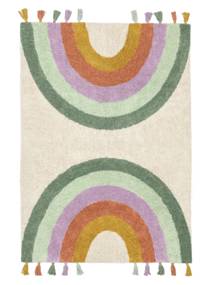  Washable Kids Rug Rainbow Mirror - Multicolor/White 160X230 Cotton