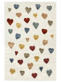  Kids Rug Small Heartbeat - Off White/Multicolor 100X160