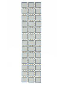  Καρό Μικρό Kalmar Χαλι - Μπλε 80X350 Σε Σκανδιναβικό Στυλ