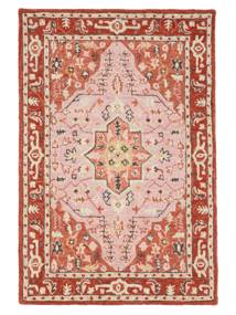 Small Zaria Rug - Red/Pink 140X200 Wool, Classic Style