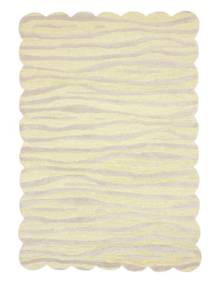  Wool Rug Arty Zebra Light Yellow/Beige Oeko-Tex