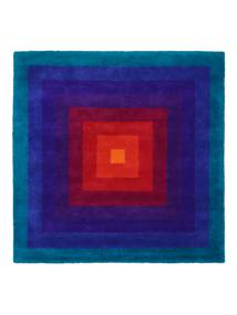  Wool Rug Geometric Romantica Square By Verner Panton Blue/Multicolor Square Large