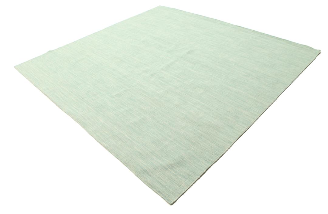 Handloom flat - Mint green - 250 x 250 cm