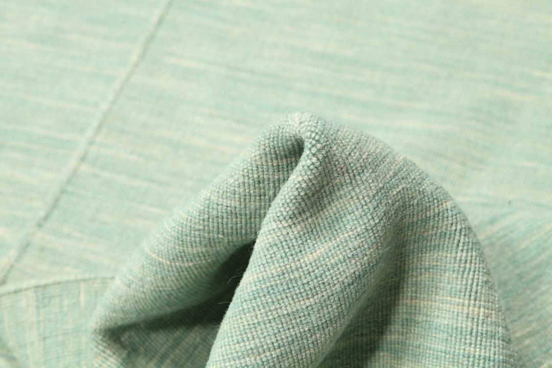 Handloom flat - Mint green - 250 x 250 cm