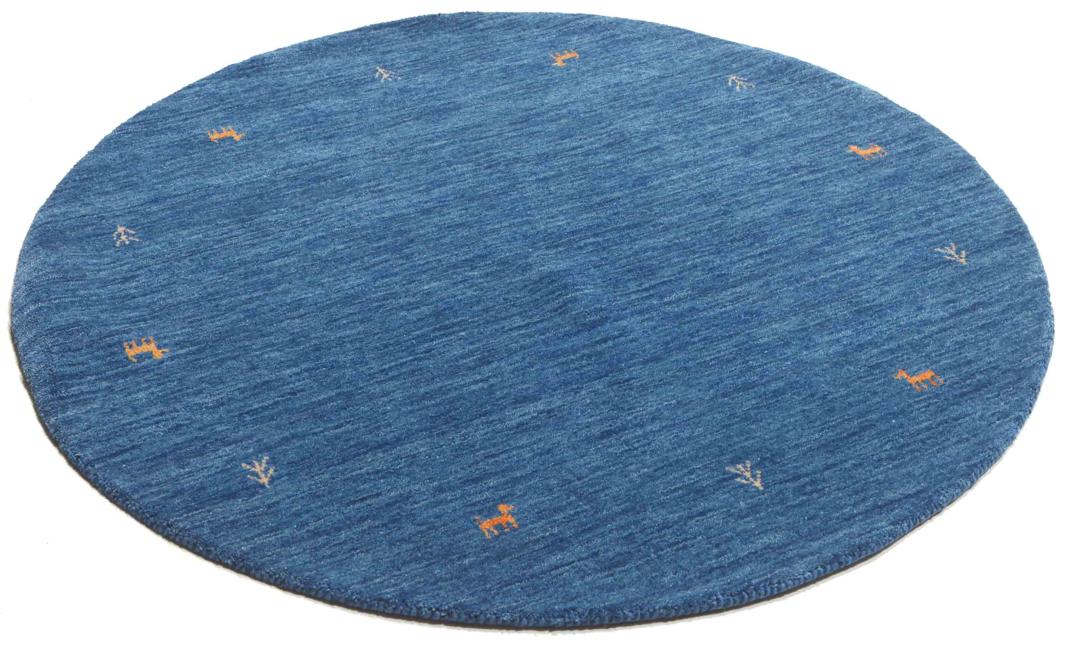 
    Gabbeh loom Two Lines - Azul - Ø 150 cm
  
