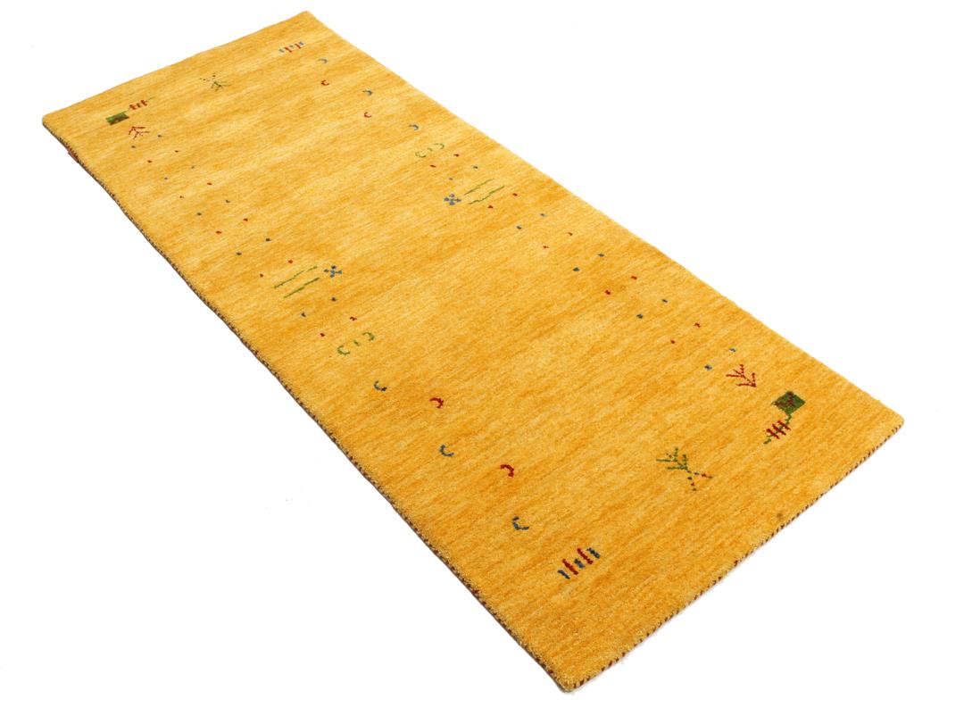 Gabbeh Loom Frame - Yellow - 80 x 200 cm
