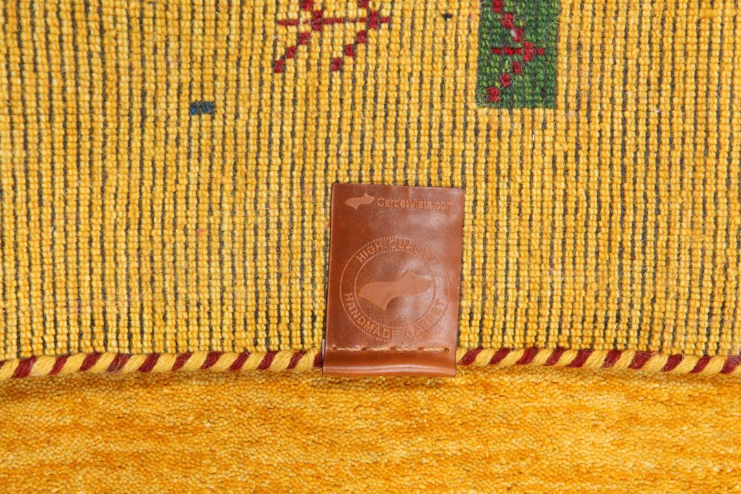 Gabbeh Loom Frame - Yellow - 80 x 200 cm