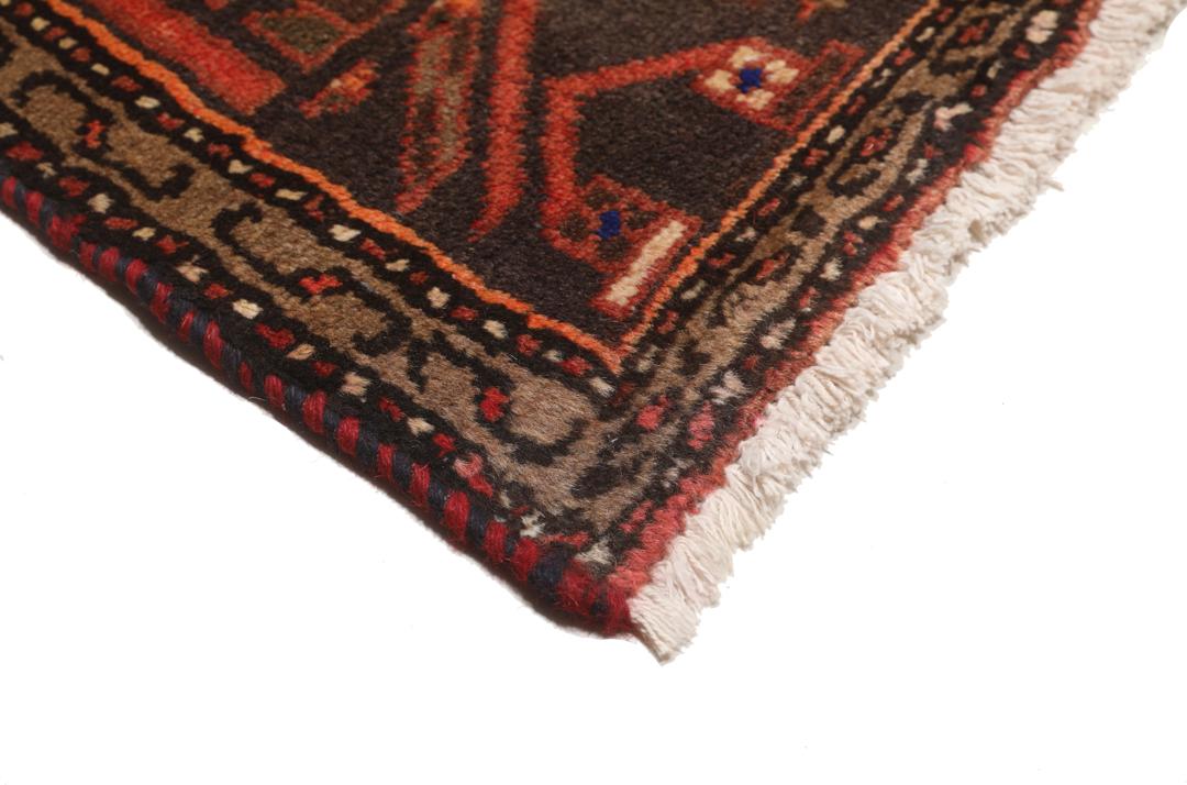 Hamadan - Brown / Red - 126 x 218 cm