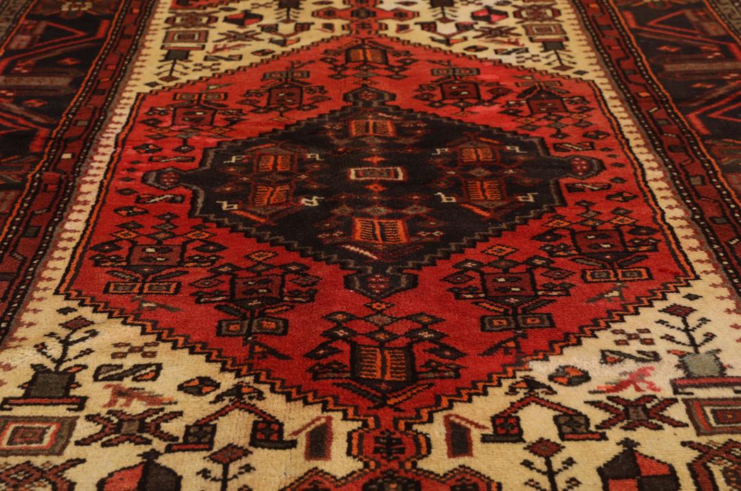 Hamadan - Brown / Red - 126 x 218 cm