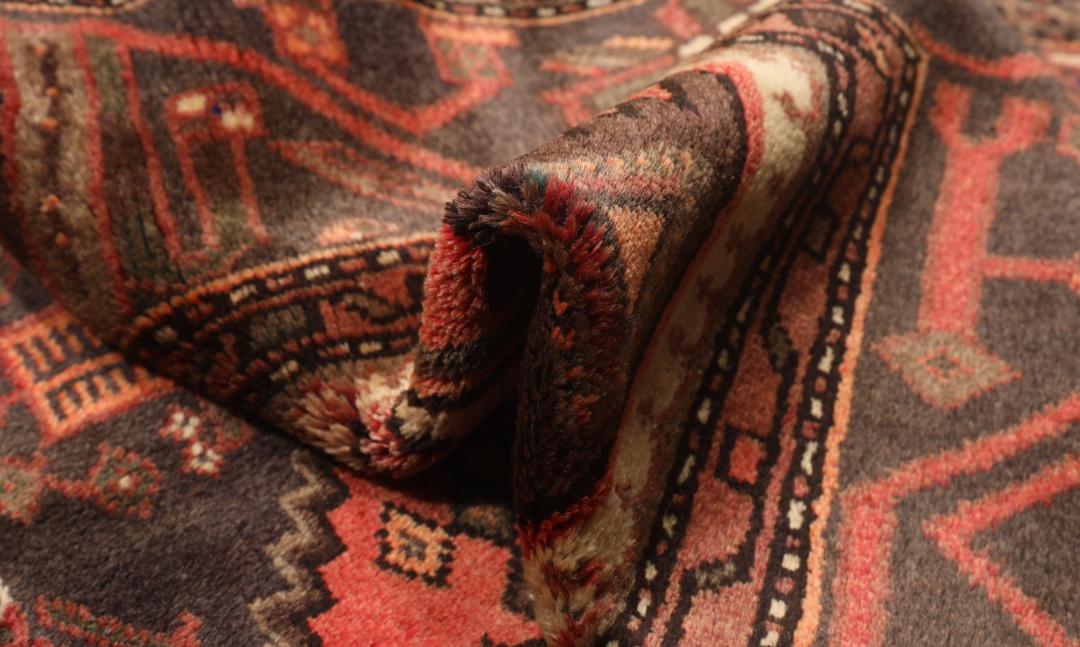 Hamadan - Brown / Red - 126 x 218 cm