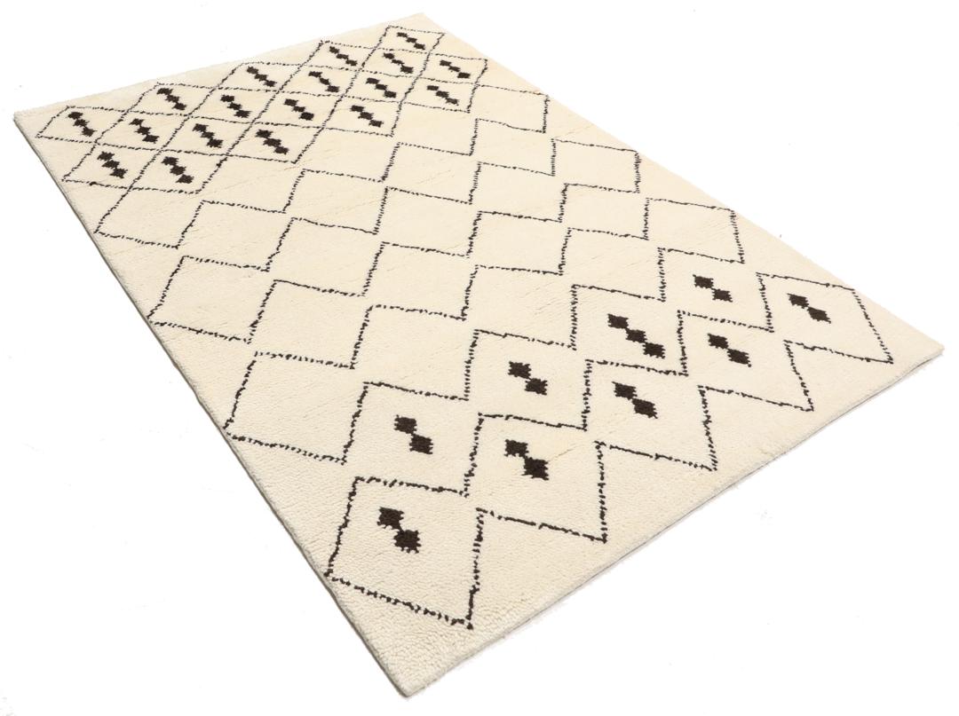 Berber Indo - Off white / Brown - 160 x 230 cm