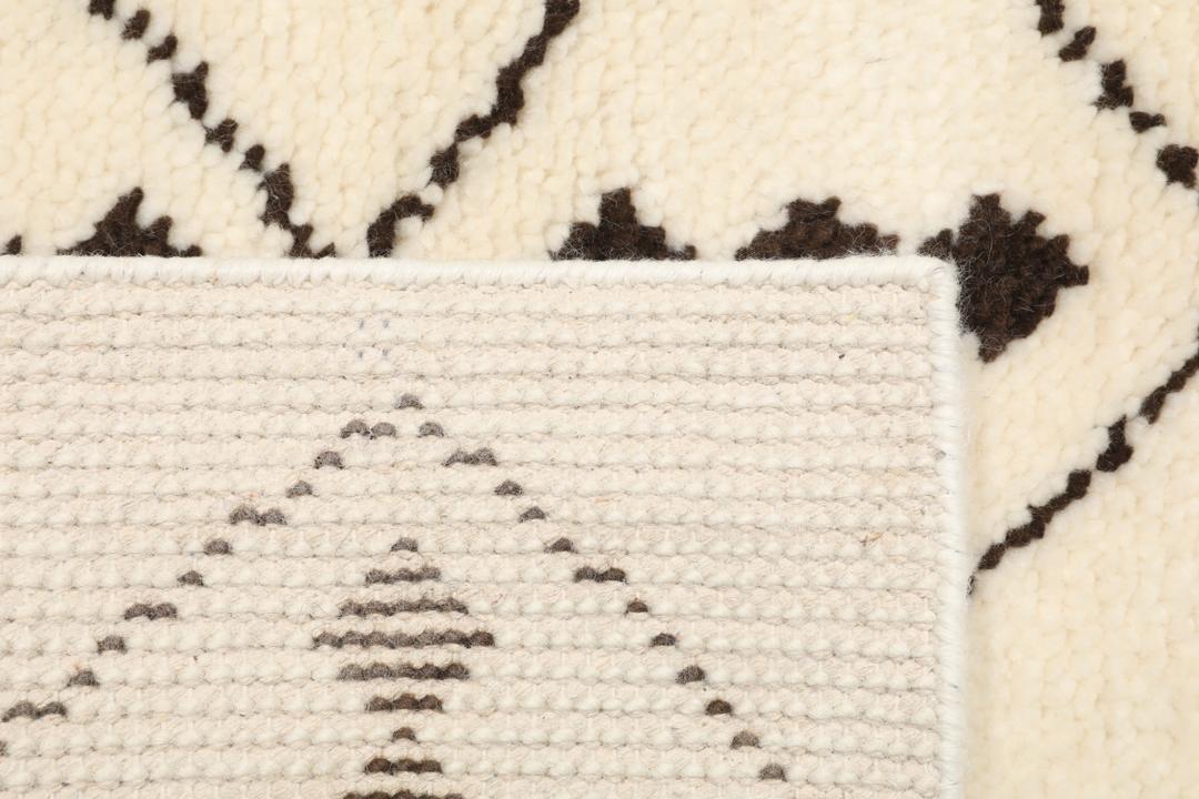 Berber Indo - Off white / Brown - 160 x 230 cm