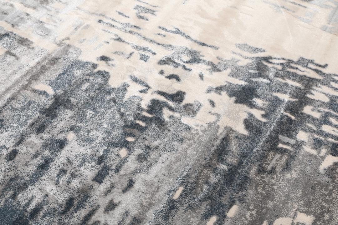 Kaskad - Grey / Cream white - 200 x 300 cm