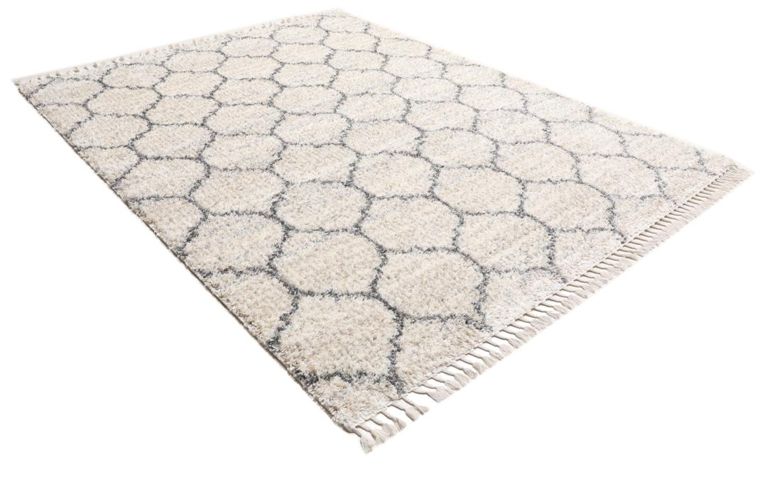 
    Meissa - Crème beige / Grå - 240 x 300 cm
  