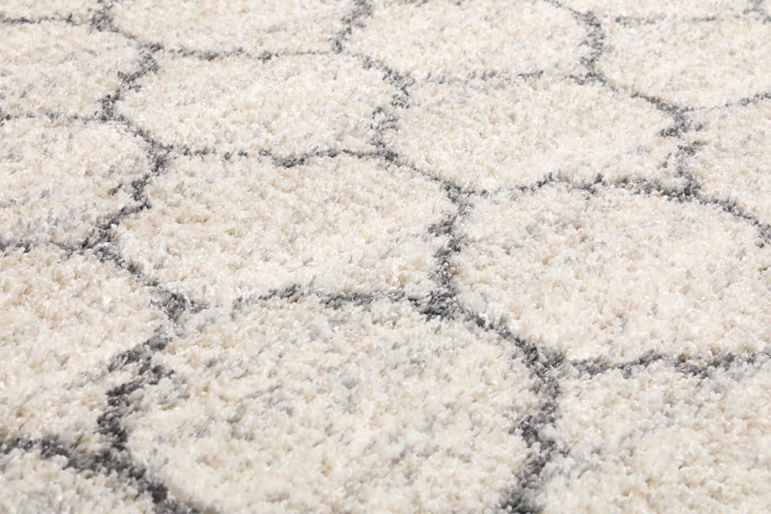 
    Meissa - Crème beige / Grå - 240 x 300 cm
  