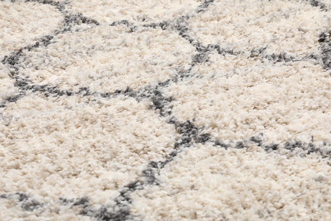 Meissa - Cream beige / Grey - 200 x 300 cm