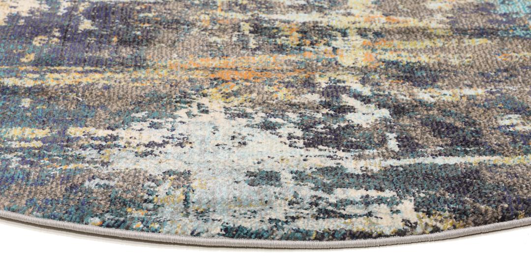 Castor - Teal / Multicolor - Ø 200 cm