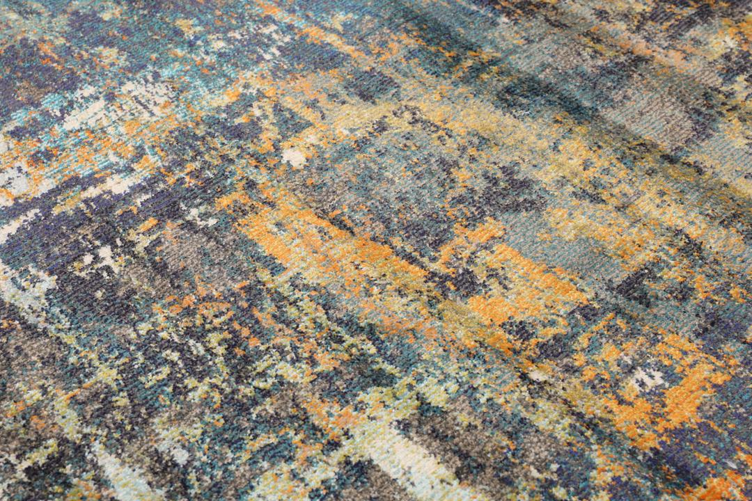 Castor - Teal / Multicolor - Ø 200 cm