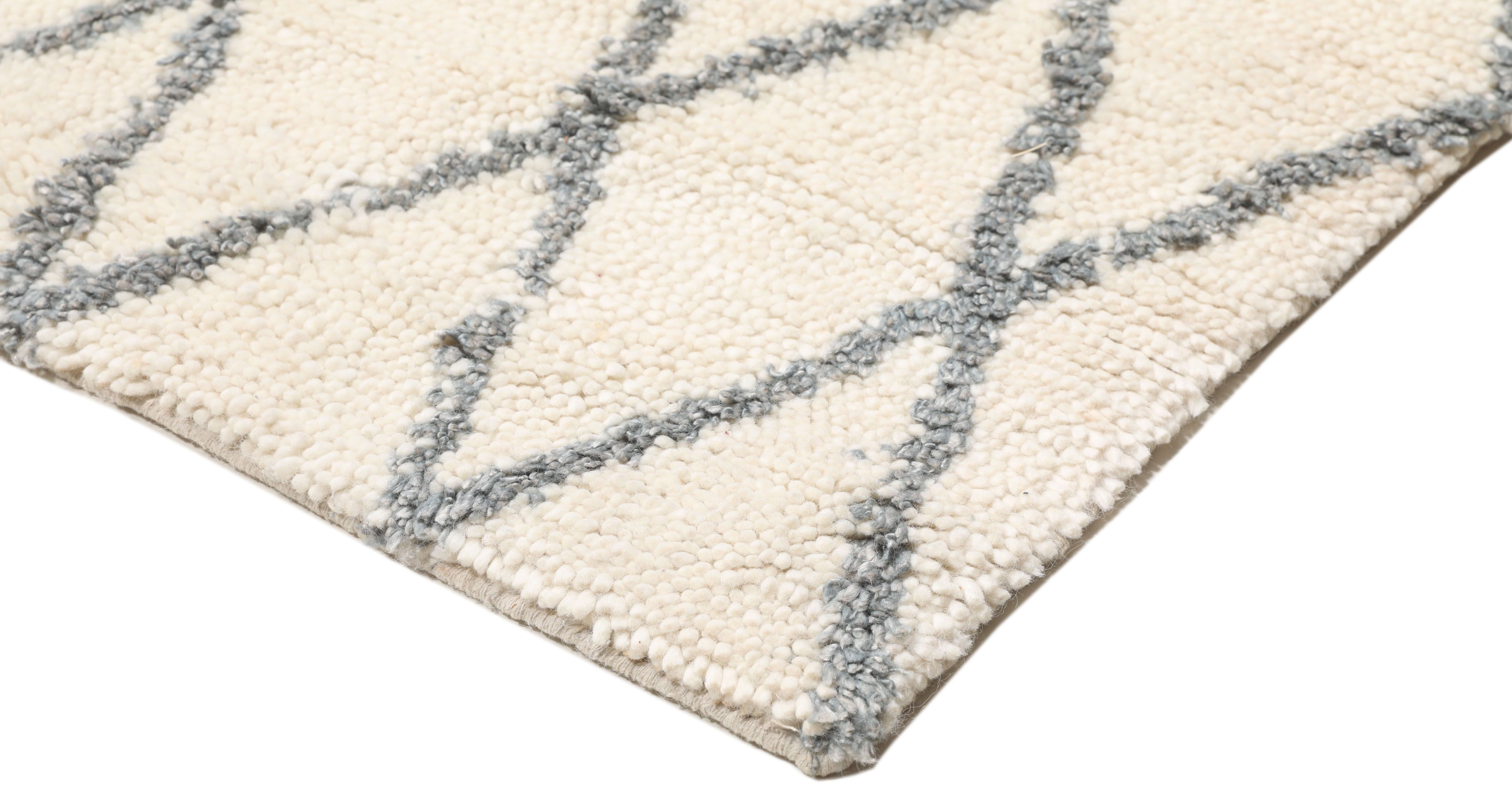 Rugvista core - Queens - オフホワイト / グレー 140 x 200 cm 絨毯