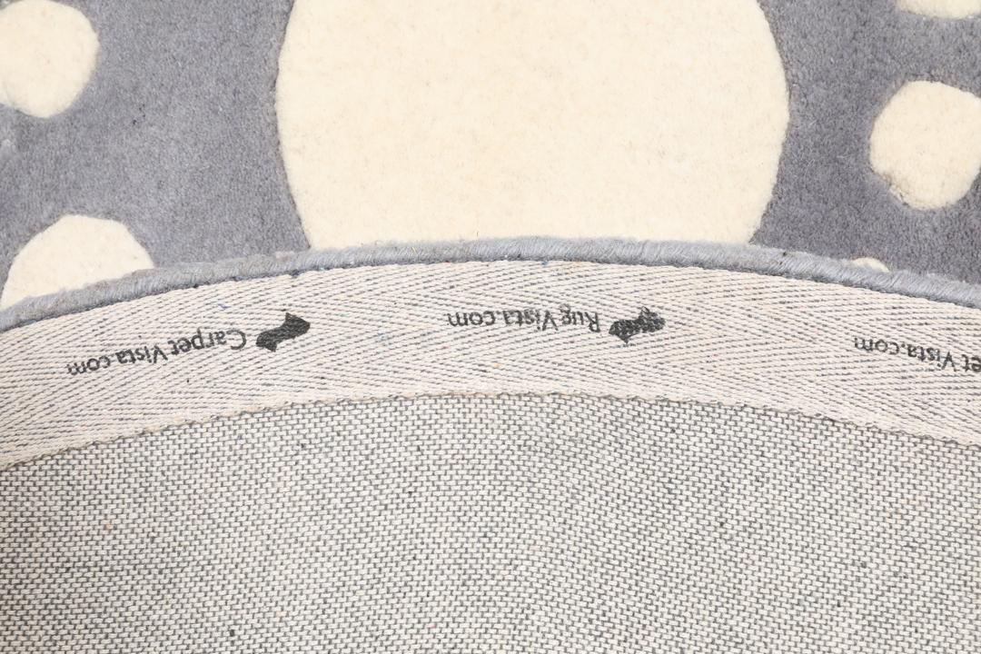Sjöborre handtufted - Grey - 150 x 150 cm