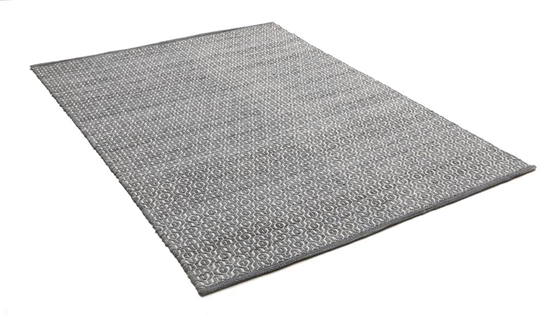 
    Alva - Dark grey / White - 140 x 200 cm
  