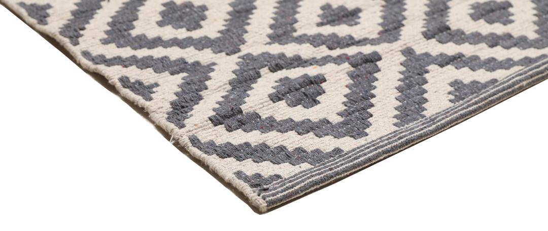 Torun Rug Rugvista core - Torun - Siva / Bijela 170 x 240 cm Pamučni Sag - Rugvista