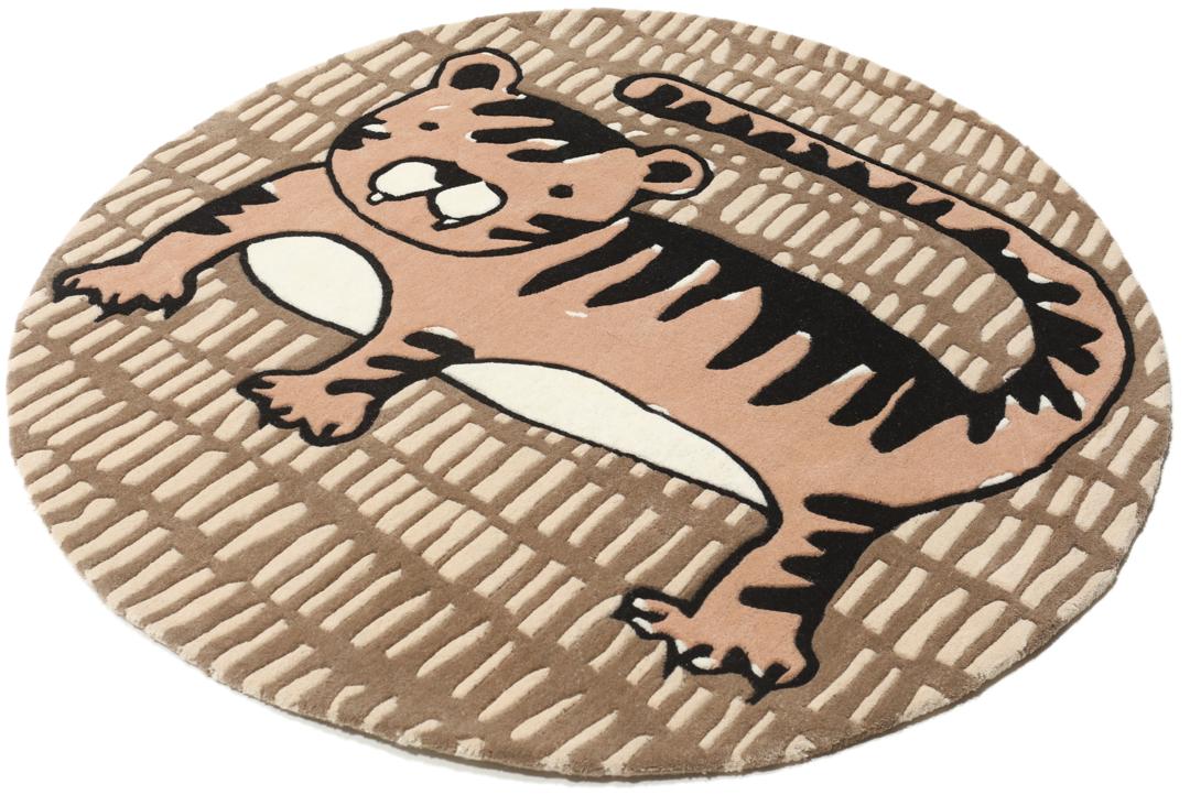Cool Cat - Taupe brown / Beige - Ø 150 cm