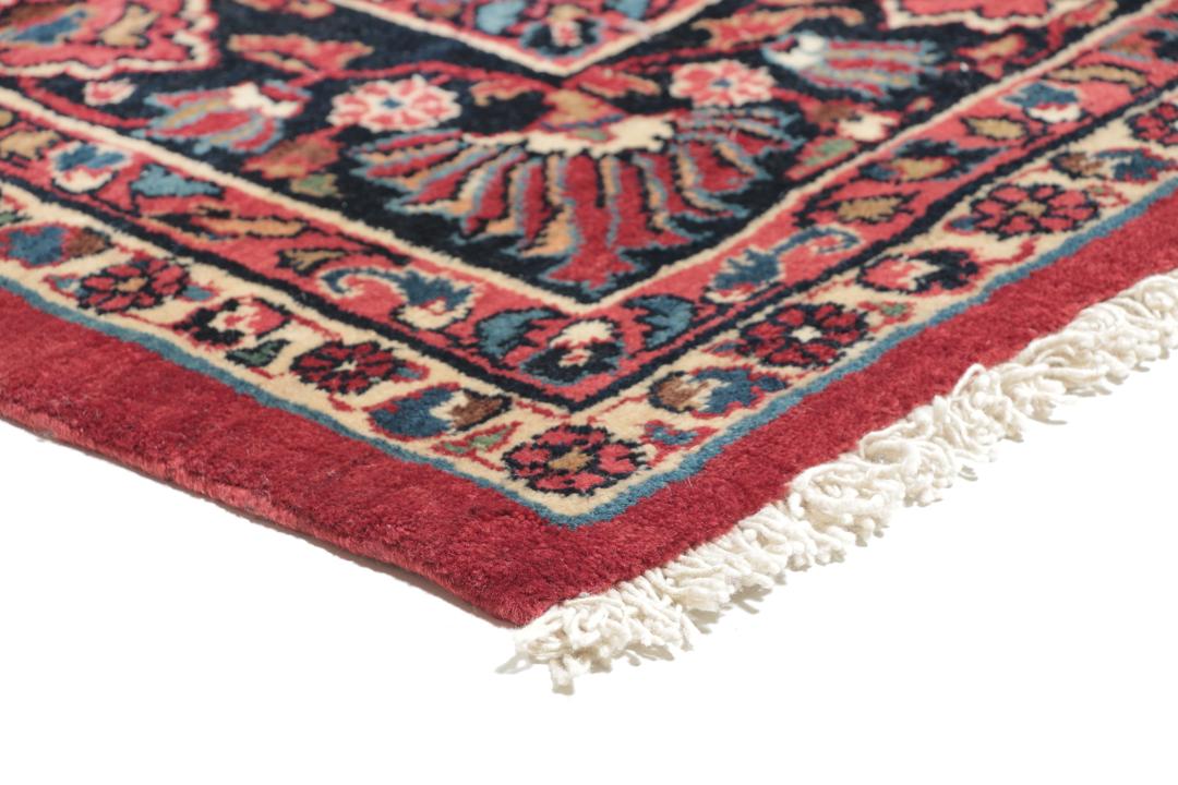 Handgeknoopte Sarough loper uit het Midden-Oosten in multicolor