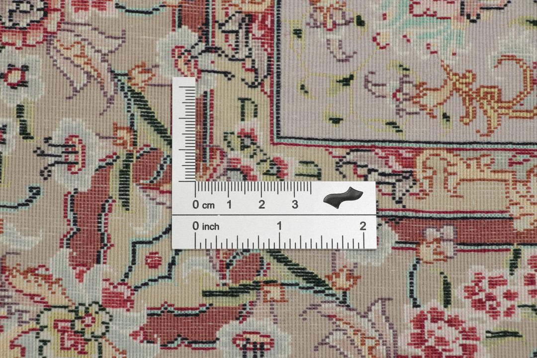 
    Tabriz 70 Raj silk warp - Beige / Yellow - 100 x 152 cm
  