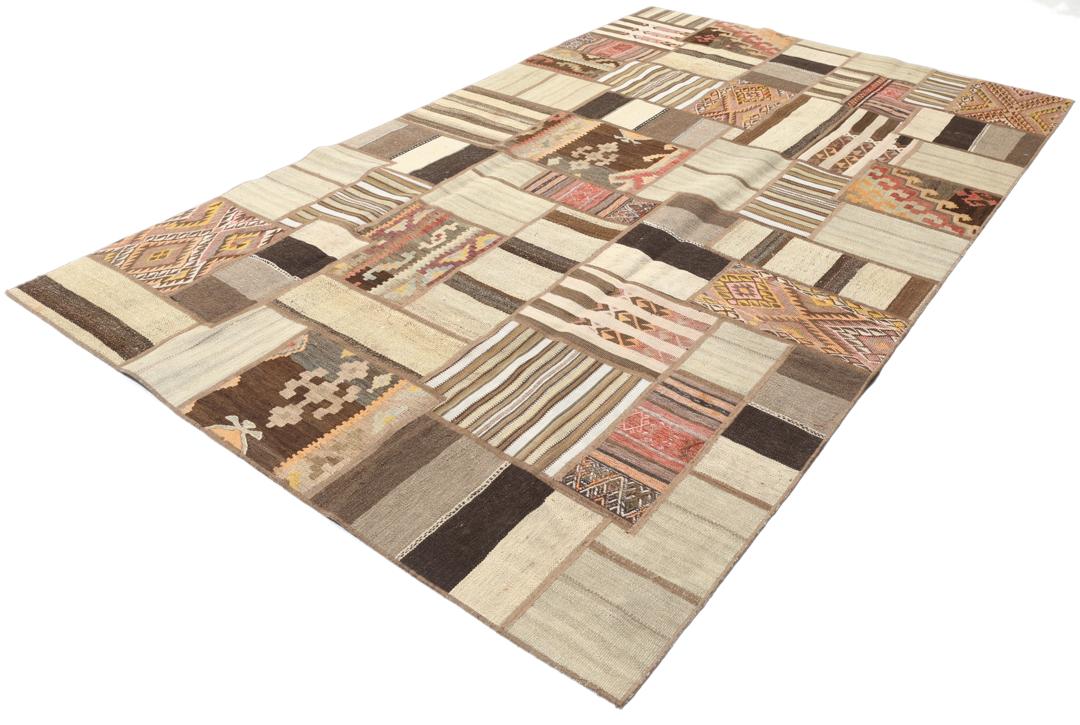 Tekkeh Kelim - Brun / Beige - 201 x 301 cm