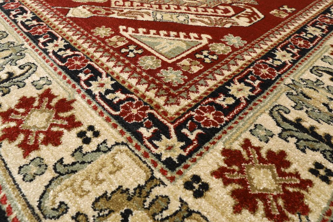Kazak Mirvan rood vloerkleed