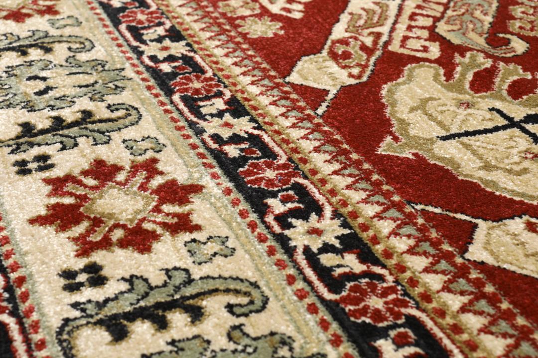 Kazak Mirvan rood vloerkleed