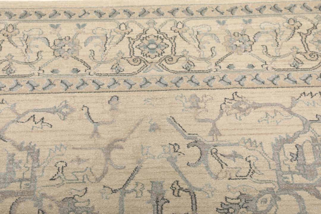 Beige tapijt met franje