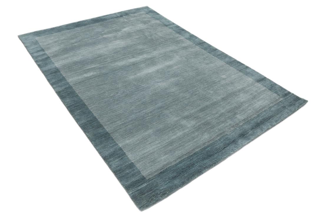 Handloom Frame - Dark teal - 160 x 230 cm