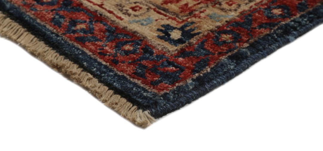 Handgeknoopt Mamluk tapijt uit Afghanistan in multicolour tinten