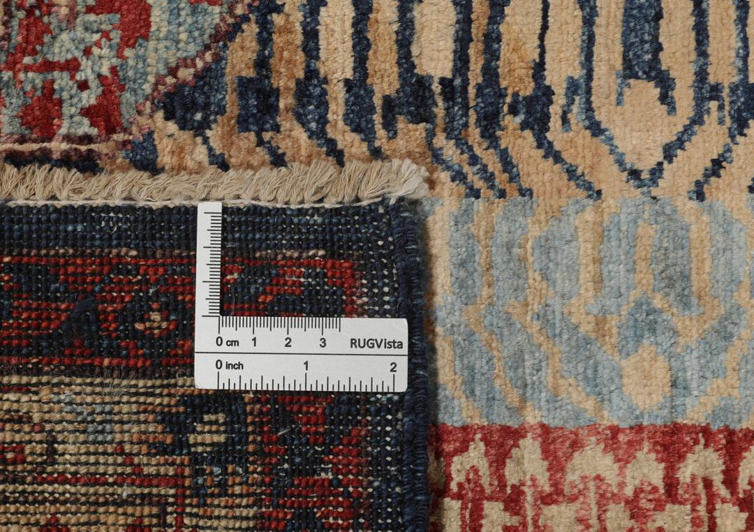 Handgeknoopt Mamluk tapijt uit Afghanistan in multicolour tinten