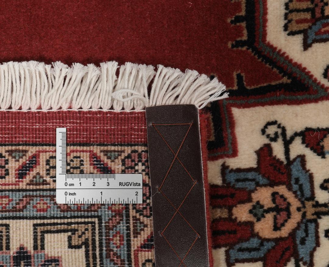 Ardebil Fine handgeknoopt tapijt uit het Midden-Oosten in tinten rood en beige