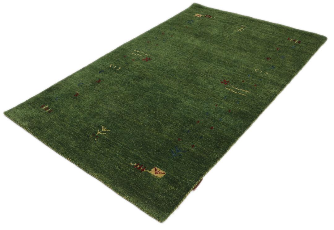 Rugvista premium - Gabbeh Loom Frame - Green 100 x 160 cm Wool Rug ...