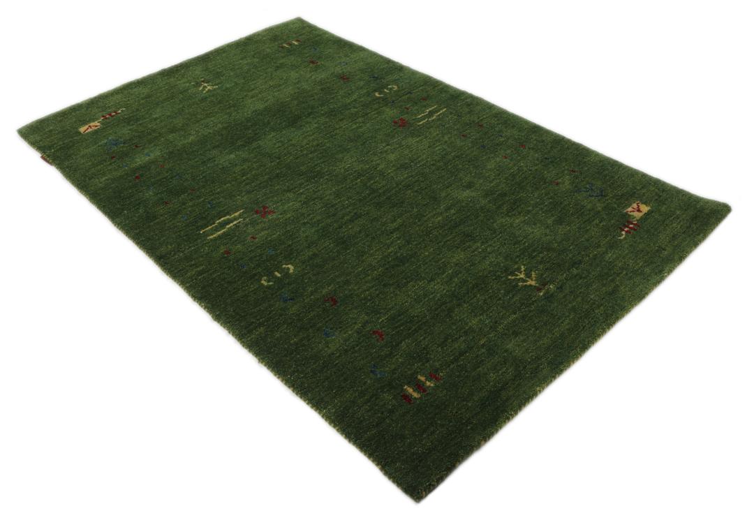 Rugvista premium - Gabbeh Loom Frame - Green 100 x 160 cm Wool Rug ...