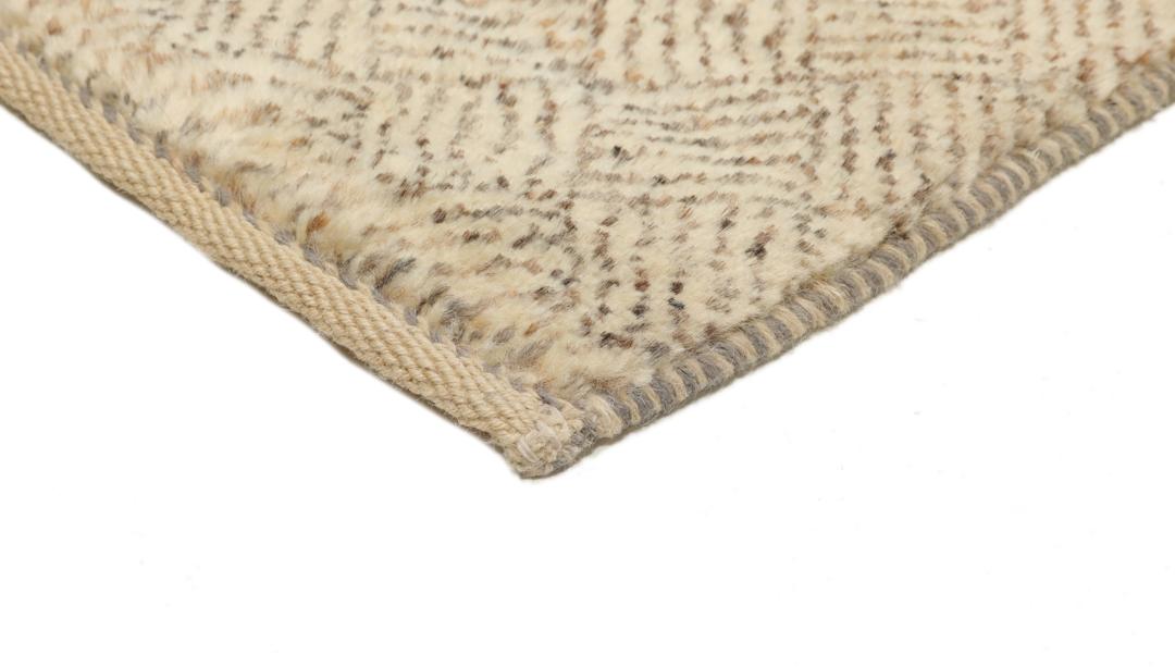Håndknyttet beige Gabbeh Fine-tæppe fra Mellemøsten