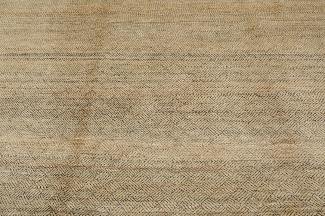 Håndknyttet beige Gabbeh Fine-tæppe fra Mellemøsten